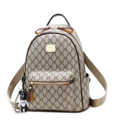 Модный рюкзак с принтом, классический рюкзак высокого качества, школьный роскошный мини-рюкзак, женский дизайнерский кожаный рюкзак Bolsas9632217