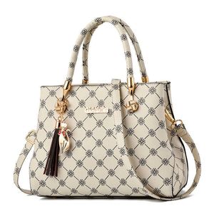 Mode bedrukte handtas Eenvoudige dames schouder crossbody tas 032324-1111111