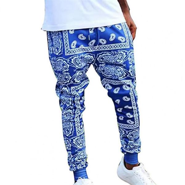 Mode imprimé survêtement hommes femmes pantalons décontractés Bandana Couple pantalon de Jogging Fitness pantalons de survêtement musculation survêtement 220719199F