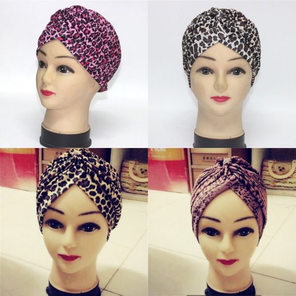 Impresión de moda Leopard Yoga Cap Lady Hat Hombre y mujer Turbante suave Venta caliente 3 5yh Ww