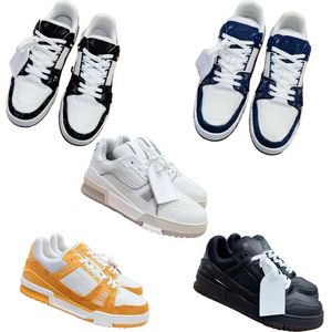 liefhebbers van modedruk Luxe casual skateschoenen ontwerper Witte sneakers heren dames laag uitgesneden platform klassieke zwart wit grijze sneakers