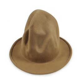 Sombreros de fieltro de tubo de lana negra para hombre, accesorios de moda, sombrero de búfalo, sombrero de montaña, Pharrell Williams 225k