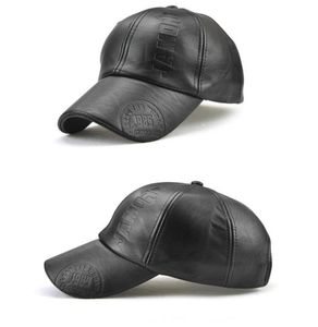 Moda PU cuero gorras de béisbol hip hop sombreros snapback sombrero impresión invierno gorra para hombres mujeres negro café al aire libre deporte casquette sombreros