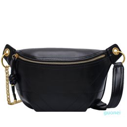 Mode PU lederen crossbody tassen voor vrouwen 2020 kwaliteit ketting schouder messenger bag lady reizen handtassen taille packs