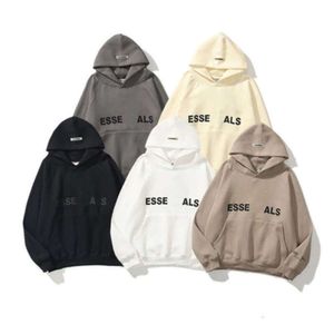 Mode Pull Sweatshirts Hommes Survêtements Ess EssentialHoodies Hommes Femmes À Capuche Lâche Col Rond Sportswear Manteau Street Sweat Vestes À Capuche 6S9J