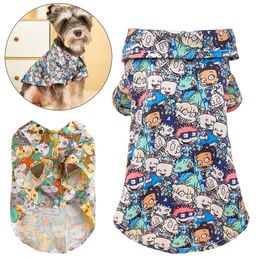 Fashion puppy honden t -shirt Vest zomer huisdierkleding voor kleine honden chihuahua schnauzer pinscher shirts mascotas kleding kleding 240428