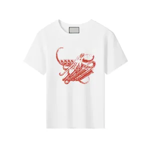 Mode pur coton vêtements pour enfants classique G lettre garçons filles vêtements de créateurs nouveau t-shirt pour enfants imprimé vêtements d'extérieur tendance bas haut