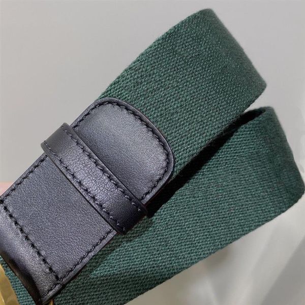 mode qualité vert bleu web avec cuir noir femmes ceinture avec boîte mode hommes classique or argent boucle ceinture hommes designe211a