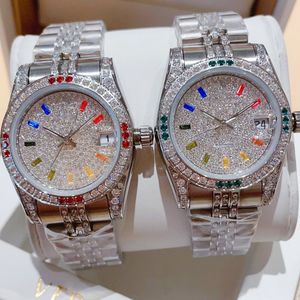 Fashion Quartz Horloges Rose Gold Ladies kijken Swarovski Crystal Diamond Luxury Watch Designer 31mm polshorloge voor vrouwen Montre de Luxe Relojmujer met doos