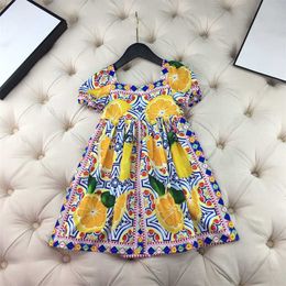 Fashion-Quliaty Baby Girls Dress Summer Sweet Kids Girl Vestidos Niños vestido de fiesta Ropa