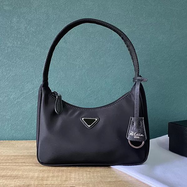 Moda reedición 2005 bolsas de diseñador de nylon para mujer bolso de lujo hombres dama para mujer 2022 crossbody tote hobo bolso de hombro bolsos bolsa mini billetera backpak prad