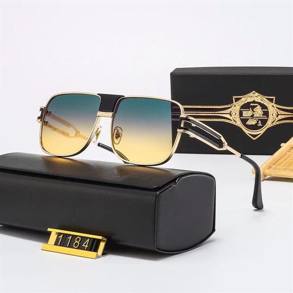 Gafas de sol rectangulares a la moda para mujer y hombre, diseño de marca DI, colores caramelo, gafas de sol planas de gran tamaño, gafas de doble puente 3328