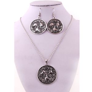 Fashion Religious EPONA Horse Pendant Warrior HORSE Equine Goddess Amulet Animal Jewelry Link Chain Earrings Necklace Set
