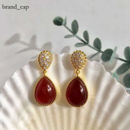 Mode retro zwart rood email Love bbrand bb letter glazuur gekleurde oor noppen oorbellen voor vrouwen mannen ontwerpen sieraden elegantie oorbellen 2787