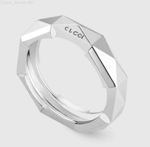 Anneau de mode 925 Anneaux Sterling Silver Rings Link To Love Stud Ring Anneaux pour hommes et femmes Party Mariage Engagement Bijoux Lovers Gift