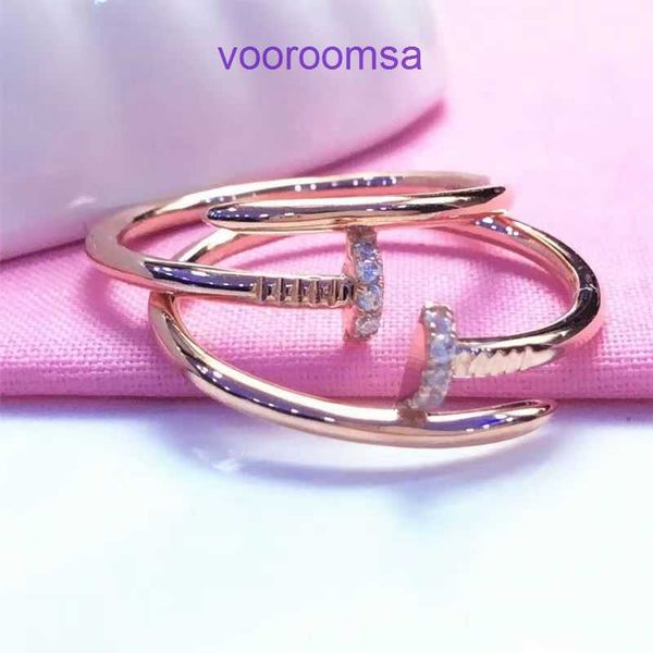 Bague de mode Carter Ladies Rose Gold Silver Lady Rings Bijoux de créateurs à vendre Madame Bijoux Pure Womens Violet 14k Coloré avec boîte d'origine