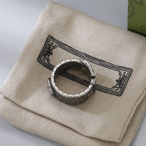 Anillo de moda anillos de calavera de plata esterlina moissanite anelli bague para hombres y mujeres Promesa de fiesta campeonato amantes de la joyería regalo con caja