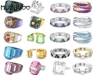 Anneaux de mode Bijoux de haute qualité Charmes Spiral Twist Series Autrichien Crystal Romantic Gift For Women with 2207166337772