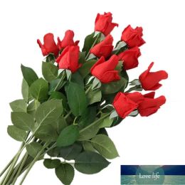 Moda Rosas Rosas Artificiais Flores Simulação de Flores Decorações de Casa para Casamento e Dia dos Namorados Qualidade Superior