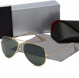 2023 Luxurys Diseñador Gafas de sol polarizadas Hombres bens ybans Mujeres Piloto Gafas de sol UV400 Gafas Gafas de sol Marco Lente Polaroid Con caja shdifydifyy