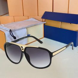 Mode lunettes de soleil rondes lunettes lunettes de soleil concepteur cadre en métal noir foncé 50mm lentilles en verre pour hommes femmes meilleurs cas bruns