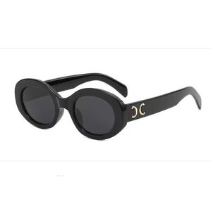 Fashion Round Sunglasses Eyewear Sun Sun Designer Brand Black Metal Frame Dark Glass Blass For Mens Womens CKP4