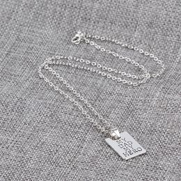 Mode vente cadeaux de fête des pères papa mon héros pendentif collier chaînes père papa bijoux