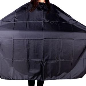 Capa de peluquero kmart Salón de moda Peluquería Bata Afeitado Delantal Profesional Adulto Corte de pelo Paño Champú Impermeable Negro Unisex H sqczxf