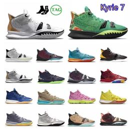 Sandales à la mode Chaussures de basket Baskets Kyrie 7 One World 1 People Chip Copa Grind mens Kyries 5s Designer Shoe Concepts Horus Outdoor Tennis Sneakers