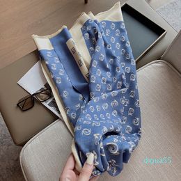 fashion scarves Foulard d'hiver de haute qualité chaud classique mode tempérament lettres Style châle glands denses Long 180 cm Pashmina Scarve
