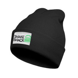 Mode Shake Shack Logo Winter Warm Horloge Beanie Hoed Cuffed Plain Hoeden Sqaure Scottsdale Shake Shack Burger Dog270Q