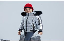 Mode brillant hiver épaissir imperméable fourrure enfant manteau coton filles veste chaud enfants tenues vêtements d'extérieur pour enfants pour 110155cm7089417