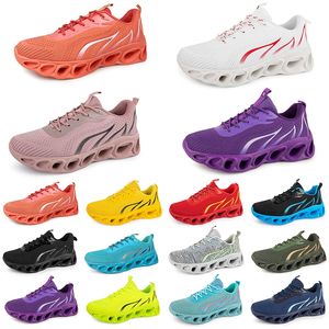 Chaussures de mode hommes course femmes formateur triple noir blanc rouge jaune vert bleu pêche sarcelle violet rose clair fuchsia respirant baskets de sport seize GAI 5