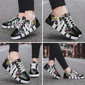 modeschoenen nieuwe dames heren zwart wit leer canvas vrijetijdsschoenen platform designer sport sneakers zelfgemaakt merk gemaakt in China maat 3544