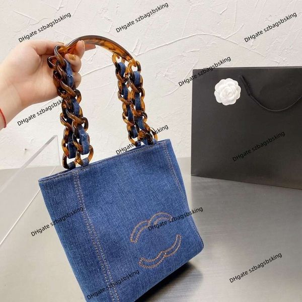 Bolso de diseño de moda bolso de hombro un solo hombro jeans de alta calidad gran capacidad bolso de mano hormigue