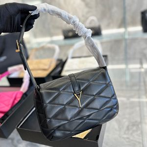 Mode schoudertassen voor vrouwen stijlvolle handtassen casual zachte onderarm tas klassiek patroon handtas elegante portemonnees designer dames tas 25 cm