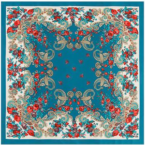 Foulard de la soie foulard bohemien petit cajou de train de cajou simulation simulation de soie xinjiang foulards femme foulards femme foulards femme châle chaude vente