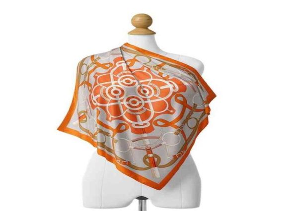 Fashion Silk Twill Bandband Square Scarf Women Belt Design Small Collar Hair Sac Bandana Femme Scarf Foulard Femmes Gift J220713529767785