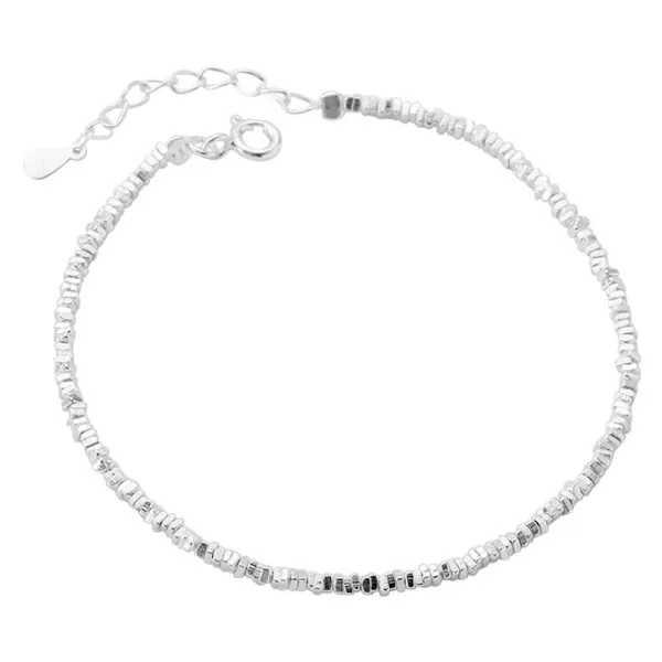 Bracelets en argent à la mode pour femmes, bijoux chics, chaîne en argent 925, vendu avec emballage en boîte