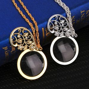 Mode Simple 4.5x Loupe Pendentif Colliers Pour Femmes Hip Hop Populaire Chandail Chaîne Bijoux Amp Accessoires En Gros