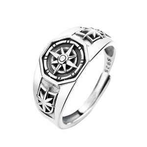 Mode Eenvoudige Ster Ringen Voor Mannen En Vrouwen Retro Punk Open One Size Wijsvinger Ring Gothic Sieraden Accessoires Gift