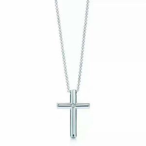 Mode eenvoud ketting in nagelstijl Het juweel meisje set diamant Een koppels cadeau Designer sieraden Topkwaliteit 18-karaats goud Er a313v