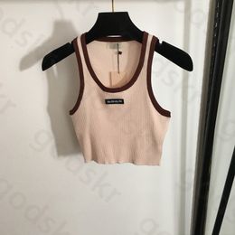Fashion slim tricot crop tops Designer femme s'halter sexy tops coure simple couche à manches courtes à manches
