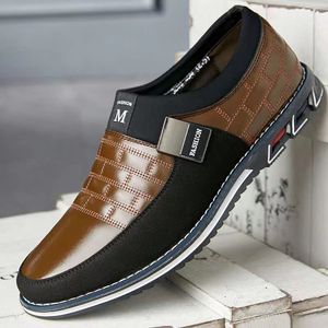 Moda Slip On Formal Business Wedding Dress Shoes 2022 zapatos de cuero genuino hombres diseñador Oxfords zapato tamaño grande 47 48