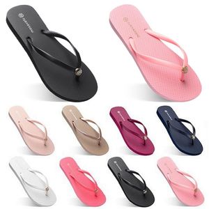 Fashion Slippers Beach Shoes tongs Flip Womens Green Yellow Orange Navy Bule Bule Rose Rose marron SPORT SPORT DE SPORT SIGE 35-38