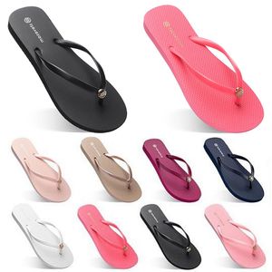 Fashion Slippers Beach Shoes tongs Flip Yellow Red Orange Navy Bule Boul Black Rose Rose brun Summer Sport Sport