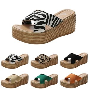 Mode slippers hoge hakken sandalen dames schoenen gai zomer platform sneakers triple wit zwart bruin groen kleur22 850 453 4f1e2 516fc