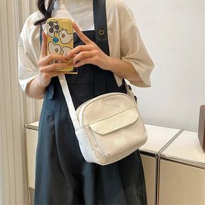 Fashion Small Tolevas Sacs de bodal pour femmes 2023 Mini épaule Purse Purse Girl Étudiant Coton Coton Femme sacs à main