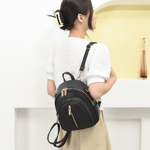 Mode Kleine informele rugzakleer Travel Leuke Designer Purse Tassen voor vrouwen hoogwaardige luxe rugzak Mochilas Mujer