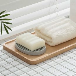 Porte-savon en silicone souple à la mode créatif maison cuisine salle de bain toilette vidange boîte à savon moderne élégant